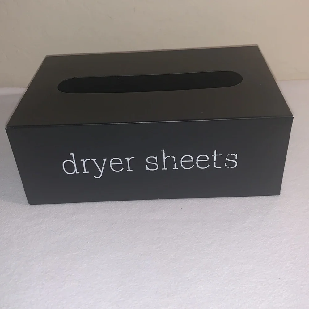 AULD HOME SUPER CUTE METAL DRYER SHEET COVER